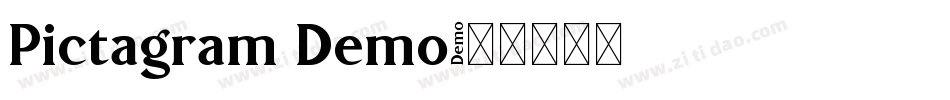 Pictagram Demo字体转换